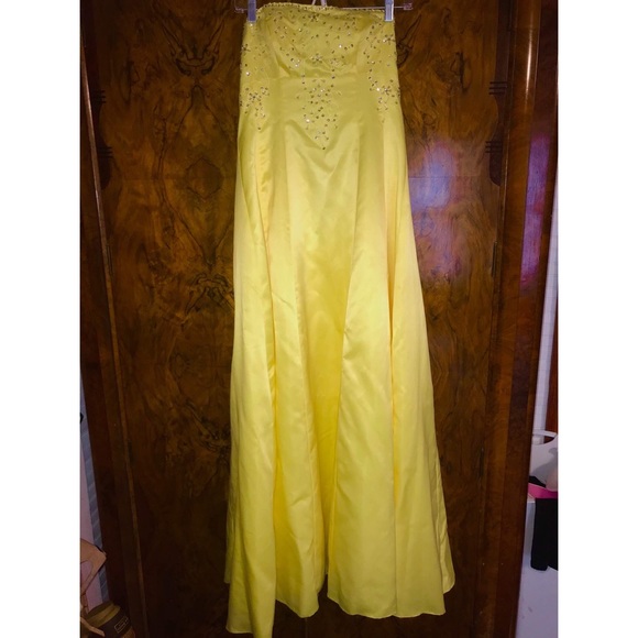 Yellow Prom Dress - Picture 2 of 7